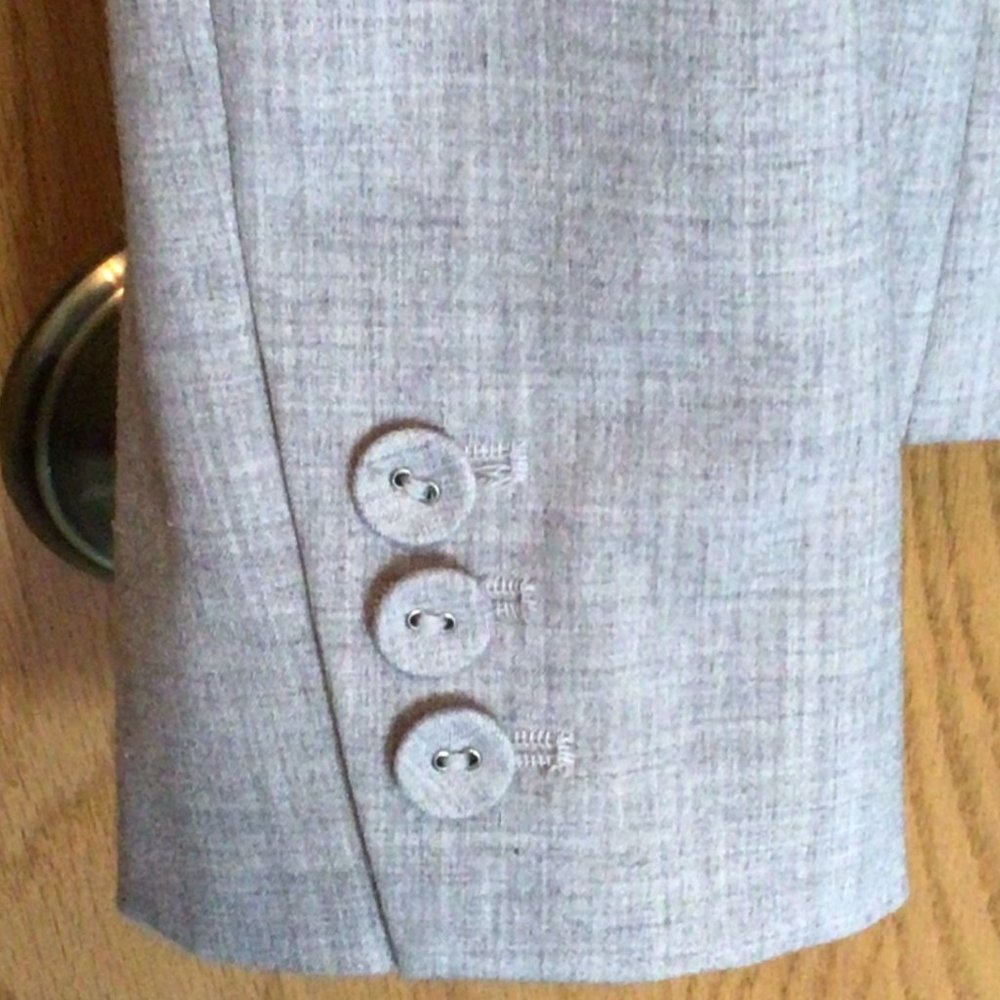 axcess A Liz Claiborne Company - Gray Blazer Jacket - Picture 3 of 9